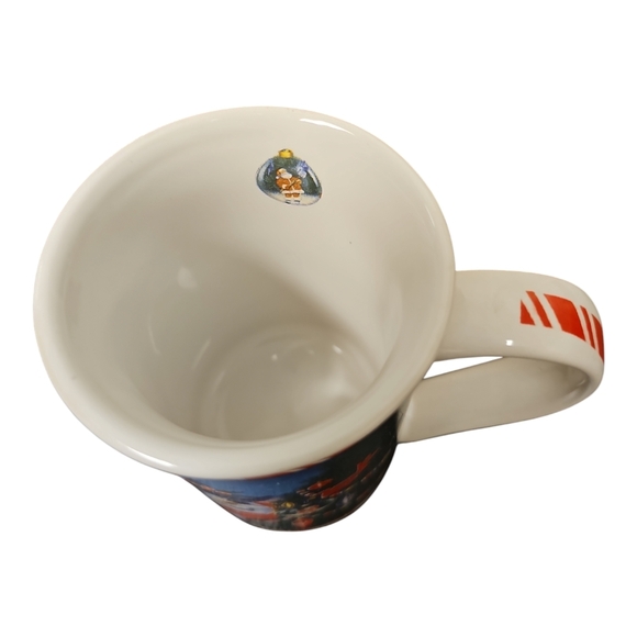 Vintage Festive Winter Scene Ceramic  Snowman Mug - Picture 4 of 5